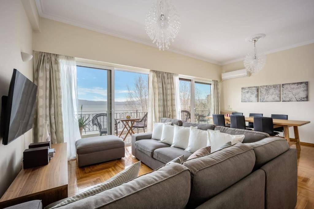 Bright Central Apartment With Splendid Sea View! Chalkís Exterior foto